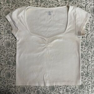 Brandy Melville Cream Crop Top